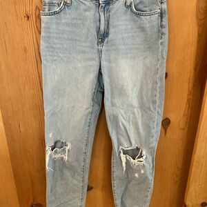 Light Blue distressed girls Denim Jeans